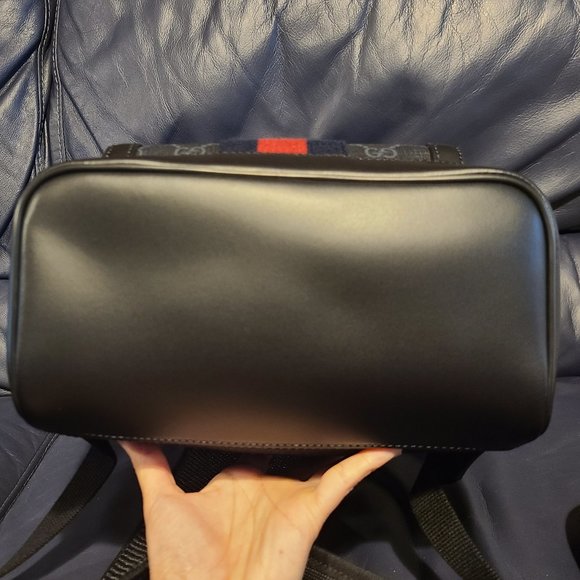 100% Real GUCCI Supreme Small Backpack – Black/Grey **rare item** - Picture 8 of 10